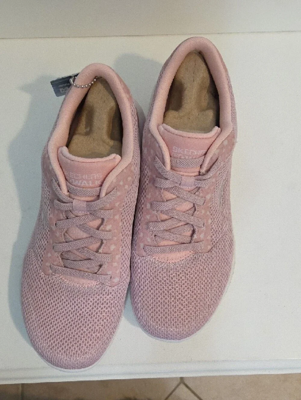 Skechers Women's Lightweight Mesh Athletic Sneaker - Light Pink NWT Size 7 - Picture 5 of 8